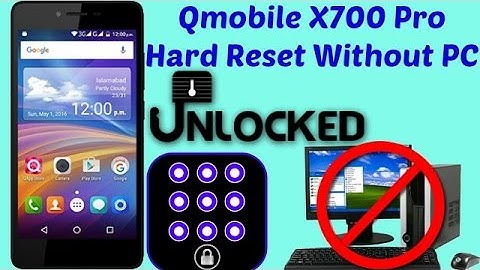 Pattern Lock Qmobile X700 Pro Hard Reset Done Without PC