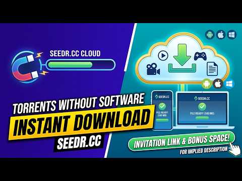 How to Download Torrents Instantly with Seedr.cc (No Torrent Client Needed!)