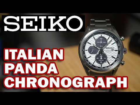 New Seiko Panda Chronograph! | Seiko Macchina Sportiva Solar Quartz SSC769P1  Unbox & Review - YouTube | Solaruhren