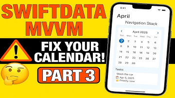 SwiftUI Calendar App with SwiftData — Complete MVVM Guide