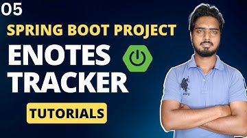 #5 Enotes save notes module Spring Boot Project | Spring Boot,MVC,JPA,Thymeleaf Project