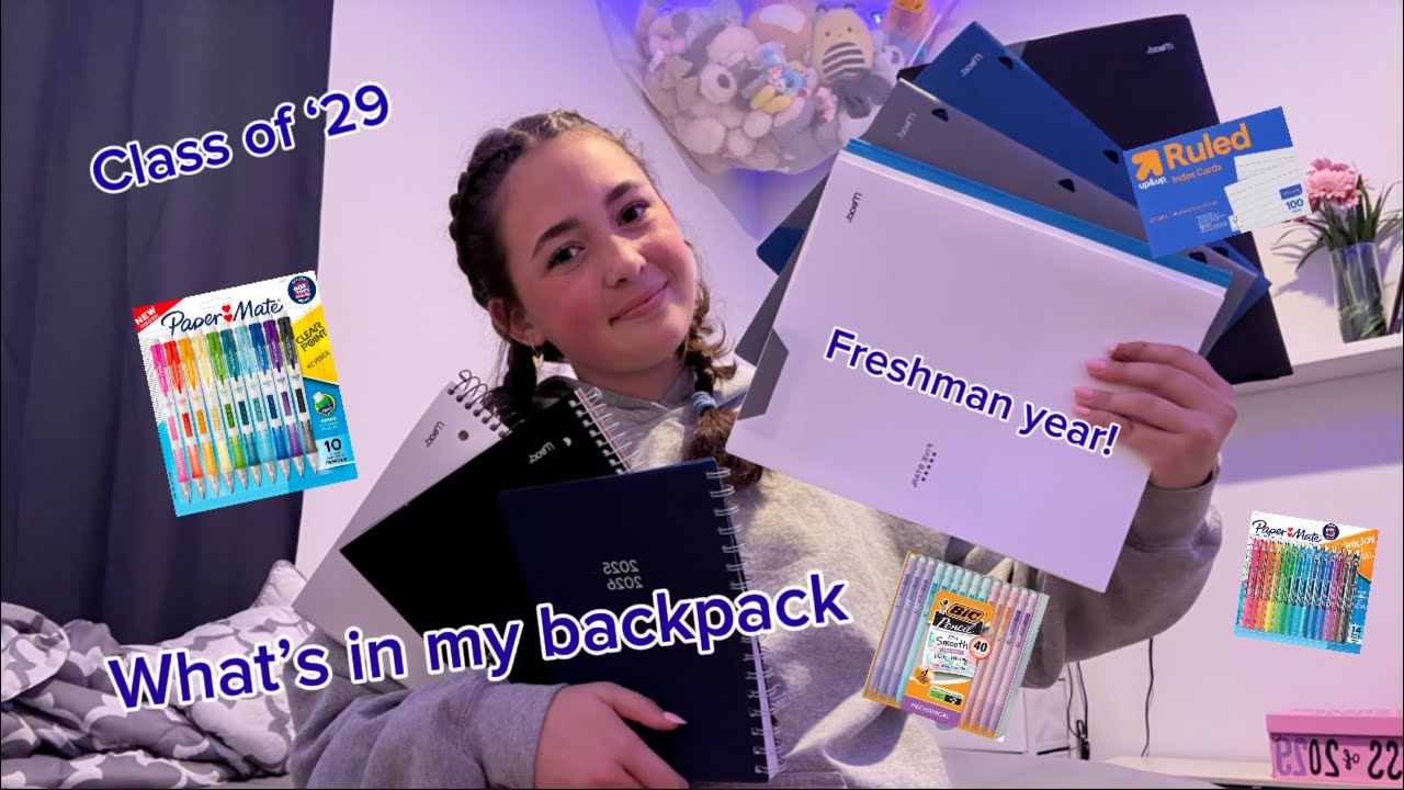 What’s in my backpack?! (Freshman Year edition)