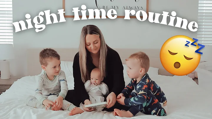 SOLO MOM NIGHT TIME ROUTINE WITH A NEWBORN + 2 TOD...