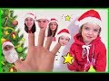 Canción de La Familia Dedo Christmas Family  version  by Makar Song for kids