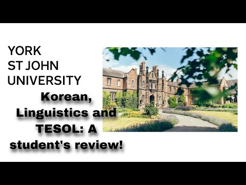 My experience so far at York St. John University!