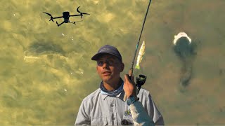 Flathead Fishing With A Drone, A Birds Eye View | Glide Bait fishing screenshot 5