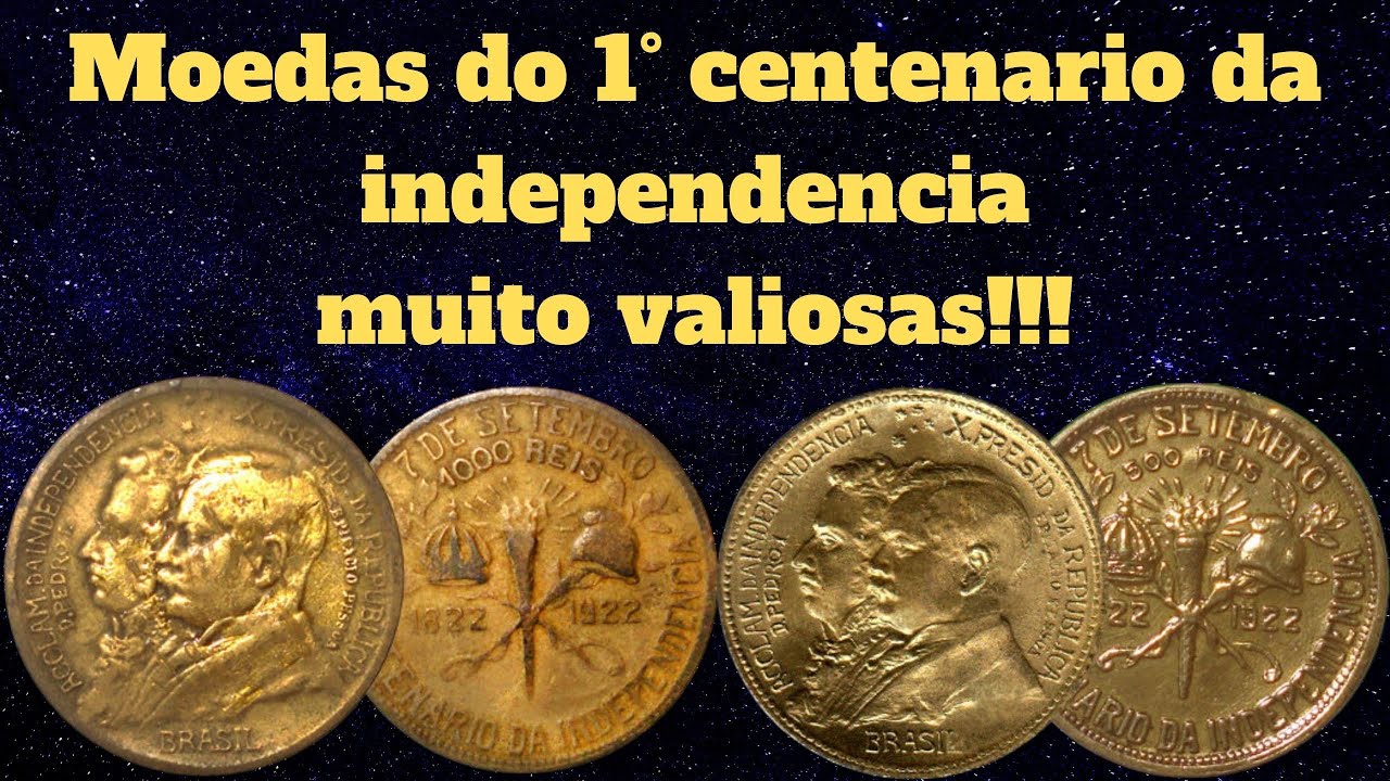 Você tem as moedas do 1° centenário da independência do Brasil? Parabéns sortudo!!! muito valiosas