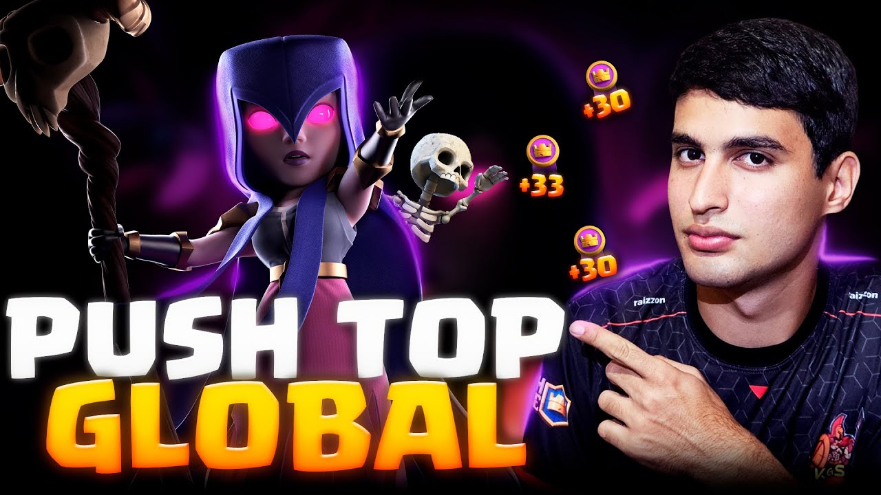 PUSHZÃO NO TOP GLOBAL EM BUSCA DO TOP 50 NO CLASH ROYALE!