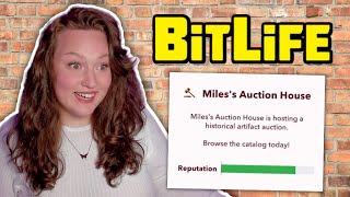 OWNING A MUSEUM IN BITLIFE BUT I CAN ONLY COLLECT FROM AUCTIONS *NO BLACK MARKET ALLOWED*