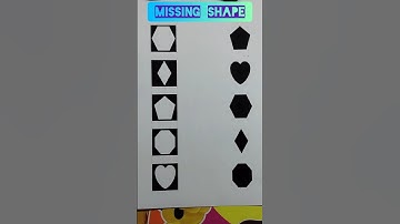 Visual Perception Missing Shape #visualperception #missingshape #shape #matching #shorts