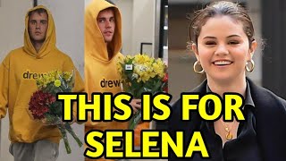 Justin Bieber buy expensive flowers for Selena Gomez to apologize before Christmas