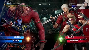 MvC Infinite Open Lobby Challenge pt1 - vs. Dante/Hawkeye
