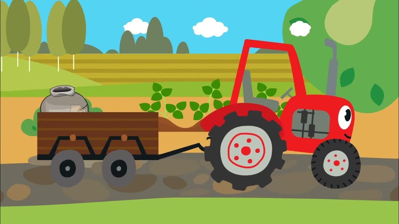 Красный трактор для малышей песенки. Красный синий трактор. Красный трактор Теремок ТВ. Синий трактор кукутики. Игра красный трактор