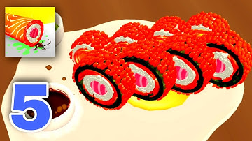 Sushi Roll 3D - Part 5 Gameplay Walkthrough LILU (iOS & Android)