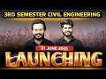 🔥Launching | 3rd Semester Civil Engineering | @gtechpoly