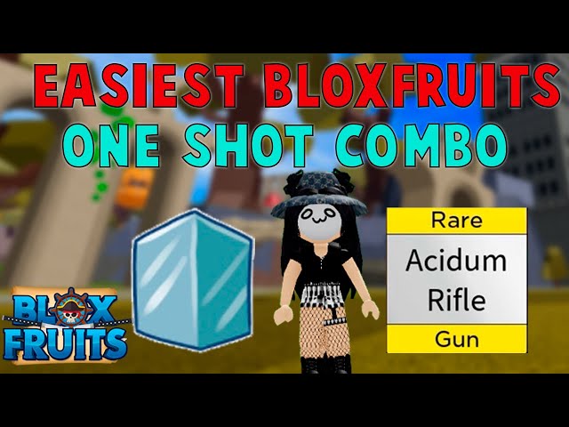 Easiest one shot combo ( ice gun ) + Bounty Hunt』 l Roblox