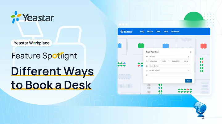 Different Ways to Book a Desk | Yeastar Desk Booking System Feature Spotlight e02