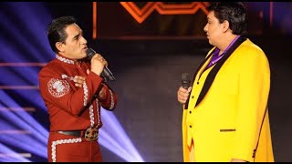 Pedro Fernández ft. Juan Gabriel deleitaron al jurado con "Los hombres no deben llorar" chords