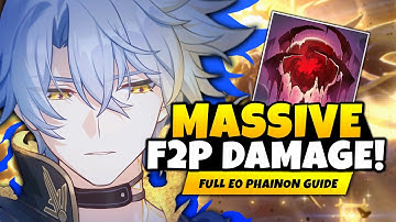 TOP TIER DAMAGE! BEST E0 PHAINON Guide & Build [Best Relics, Light Cones & Teams] - Star Rail