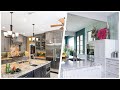 75 Mid-sized Kitchen With Glass Tile Backsplash Design Ideas You'll Love 🔴