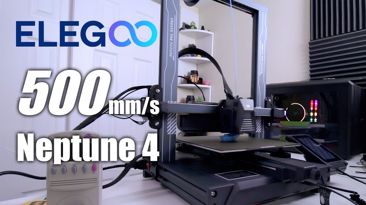 High Speed 3D Printing With Elegoo Neptune 4 / 4 Pro 