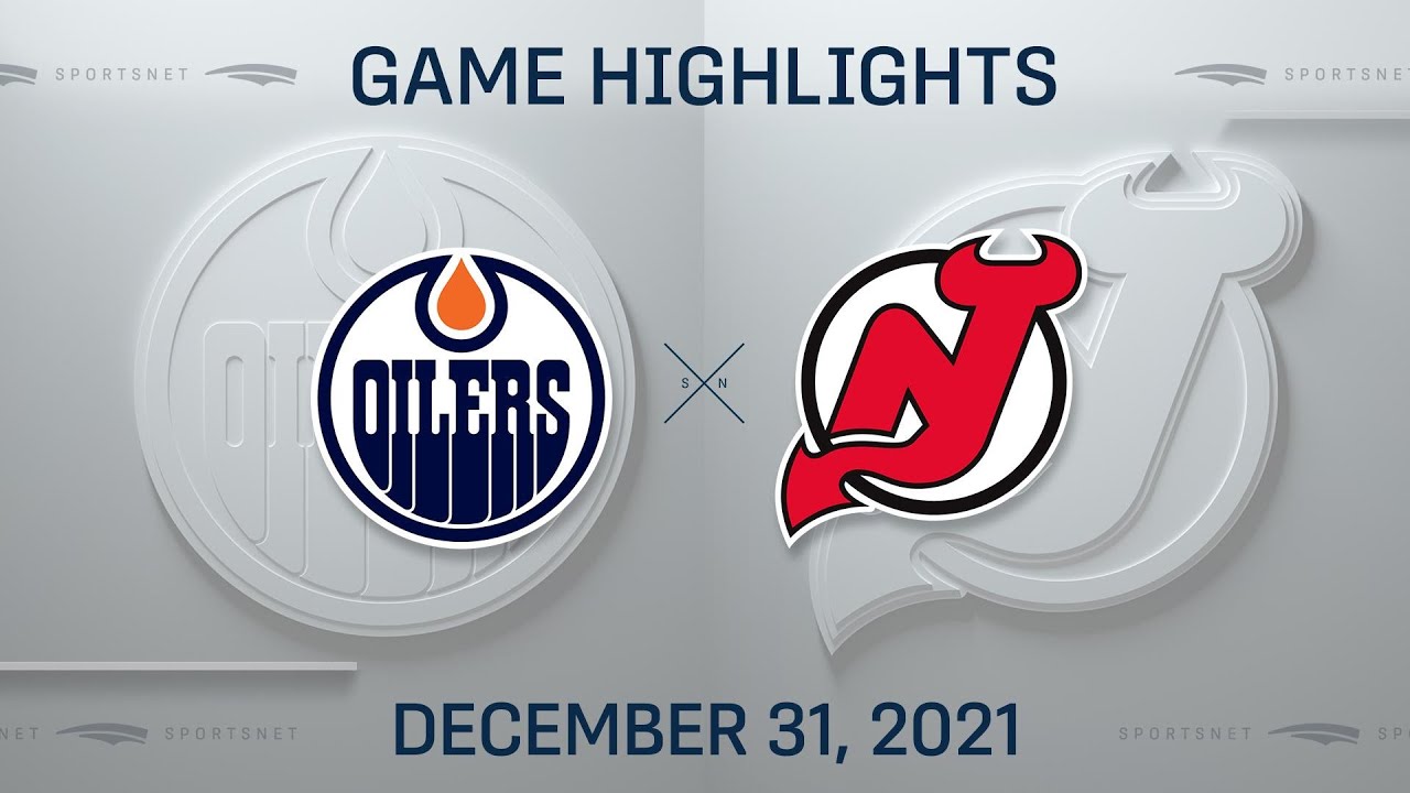 NHL Dec.31/2021 Edmonton Oilers - New Jersey Devils 