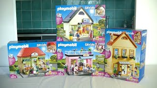 Playmobil unboxing : My town (2019) - 70014, 70016, 70017 - YouTube