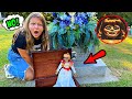 Annabelle ESCAPES and FOLLOWS ME TO THE GRAVEYARD! ANNABELLE CREEPY DOLL Is BAck!