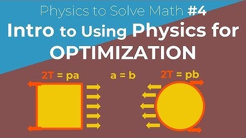 General Area Optimization by BALANCING Forces | (Math w/ Physics #4)