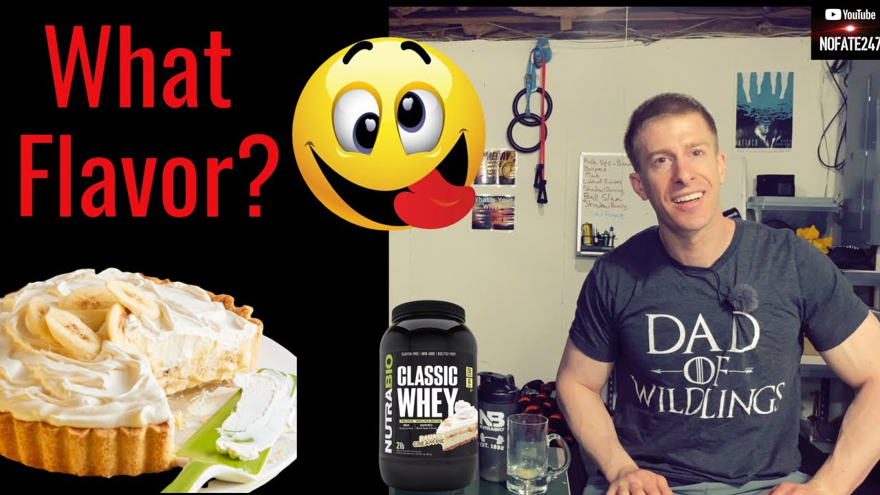 Ever Had Banana Cream Pie? | NutraBio Classic Whey Banana Cream Pie