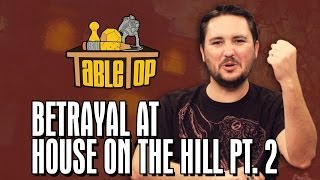 Betrayal at House on the Hill: Ashly Burch, Keahu Kahuanui, Michael Swaim join Wil on TableTop pt2