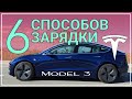 6 способов зарядки Тесла Модель 3 в Европе