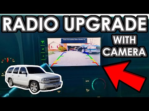 Double Din Radio Upgrade With Back Up Camera For the Tahoe