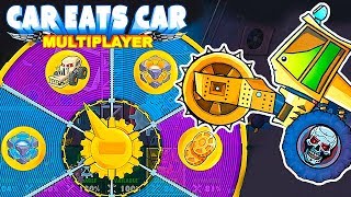 Car Eats Car Multiplayer - Use 20 SPINS and Upgrade Compactor Car - Walkthrough Online Race Game screenshot 3