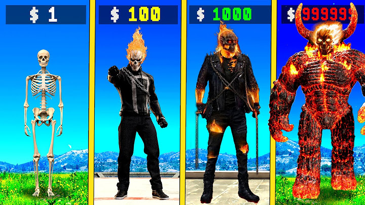 $1 GHOST RIDER to $1,000,000,000 GHOST RIDER in GTA 5