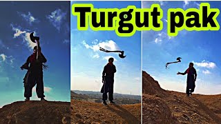 turgut Alp axe spin | part 7 | axe skills & spinning | turgut axe style steps  | Shorts