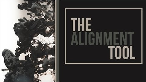 Illustrator Tutorial - The Alignment Tool