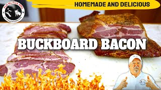 Delicious Buckboard Bacon Homemade on the Bradley Smoker [4K] | Pull My Pork BBQ