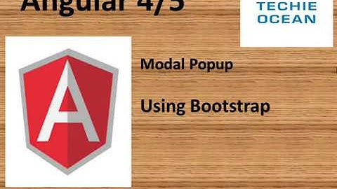 ANGULAR modal popup using bootstrap