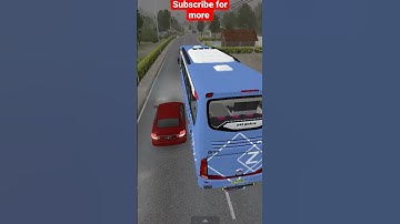 #shorts | Jetbus2 SHD Hino bus mod for bussid | Raining Mod on  | Android game | 3d game | bus mods