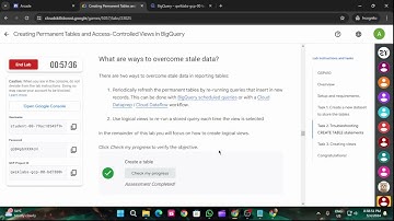 Creating Permanent Tables and Access-Controlled Views in BigQuery| Arcade 2024 #GSP410#arcade#cloud