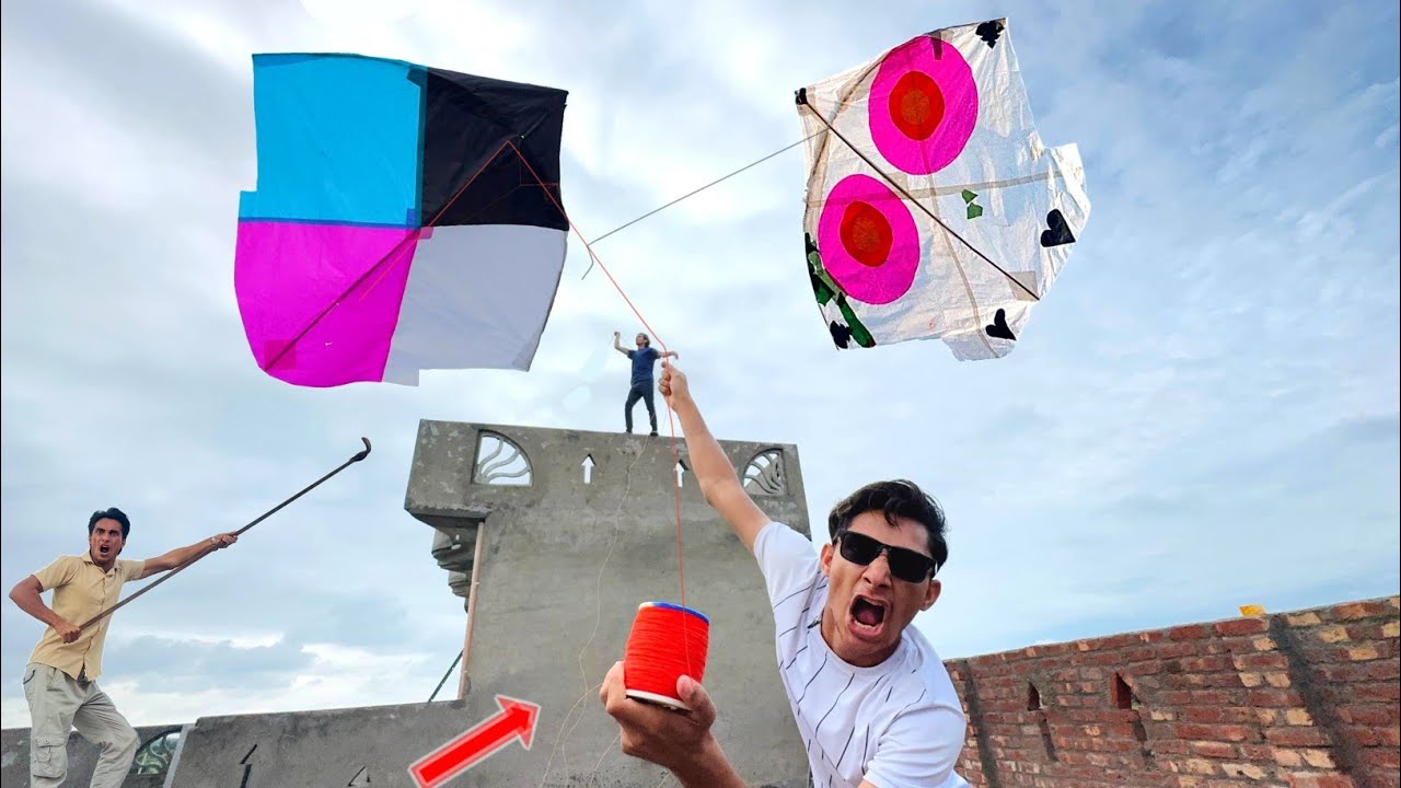 New Red Blood Fighter Door Buy | Pakistani Kite Catch With Roof Chori