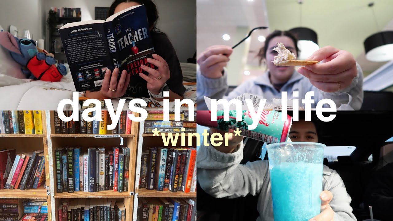 winter days in my life | at home vlog, reading days, cleaning & reset, McKay bookstore, and more