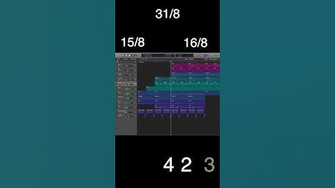 31/8 Composition exercise (15/8+16/8)  #oddtimesignature #oddtimegrooves