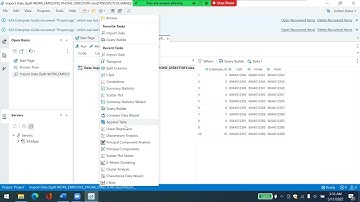 How to use the Transpose task of SAS Enterprise Guide