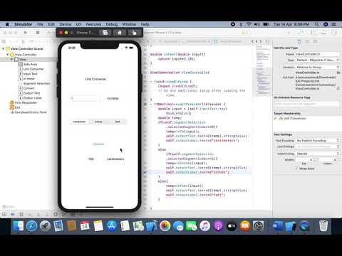 Unit Conversion App || Assignment 2 ||  Coursera || Fundamentals of Objective-C App Development