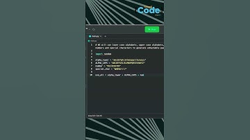 🔥  Generate Unhackable Password With just 5 Lines Of Code #Shorts | SimpliCode