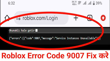 how to fix roblox error code 9007 | roblox server down problem | roblox service instance unavailable