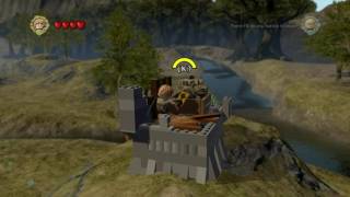 Lego Lord of the Rings. Legolas and Sam find a Mithril Brick in a Cave near Edoras.