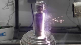 E-Coating Removal from Driveshaft with Laser Cleaning
